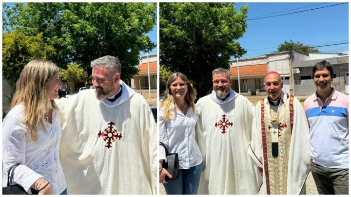 Helvecia recibió a su nuevo párroco 