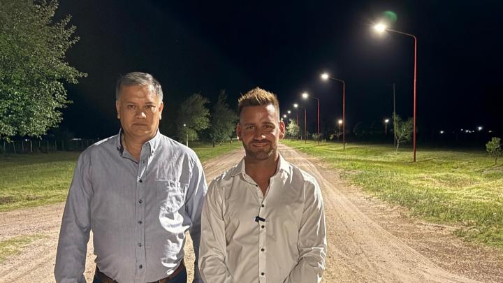 La Brava estrenó la primer etapa de la iluminación LED en la zona norte