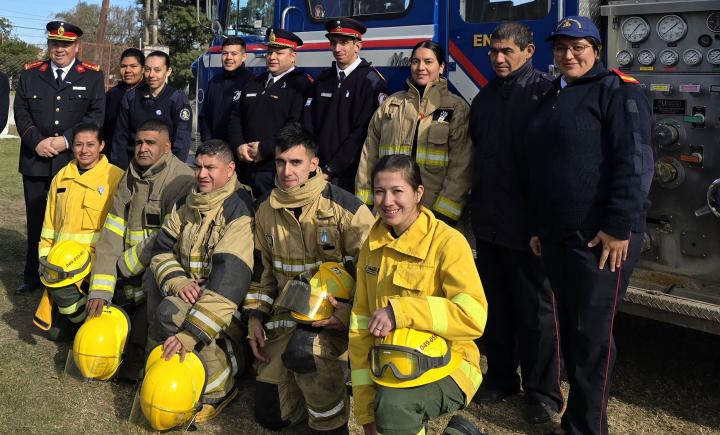 Los Bomberos de San Javier ayudaron a salvar un niñito que no respiraba