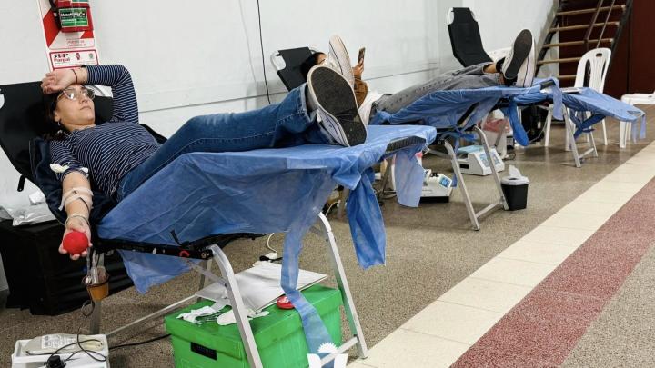 Campaña de donación de sangre en Helvecia