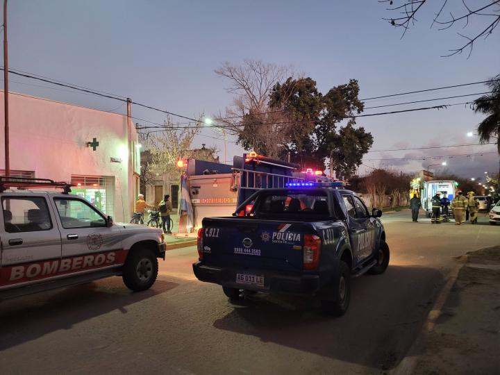Accidente de tránsito en el  centro de San Javier