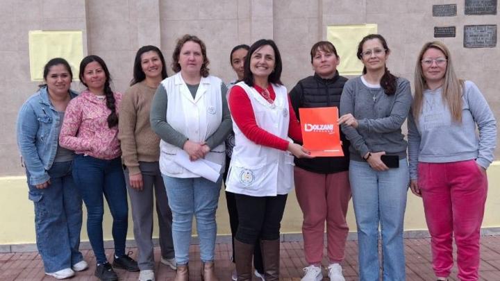 El Senador envio importantes aportes a la Escuela N°106 de Colonia Teresa