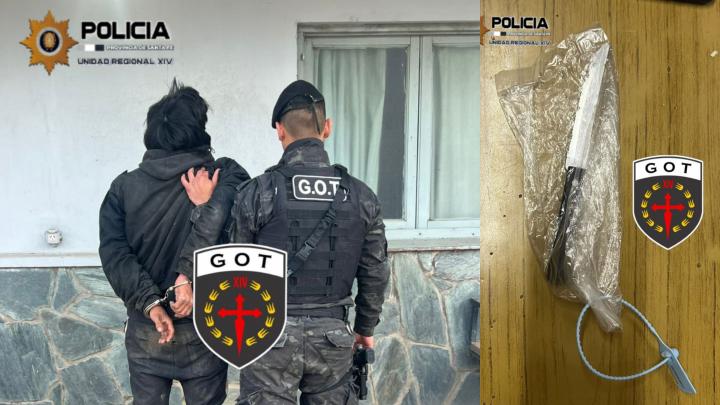 San Javier: quiso robarse una moto y lo atrapó la policía dentro de la propiedad