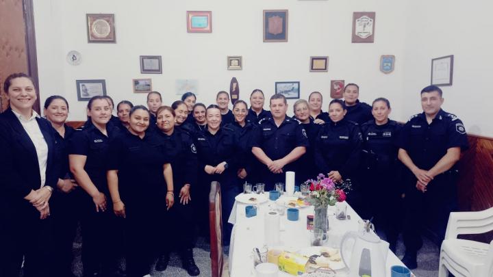 San Javier: La Unidad Regional XIV agasajó a las madres policías por el día de la madre