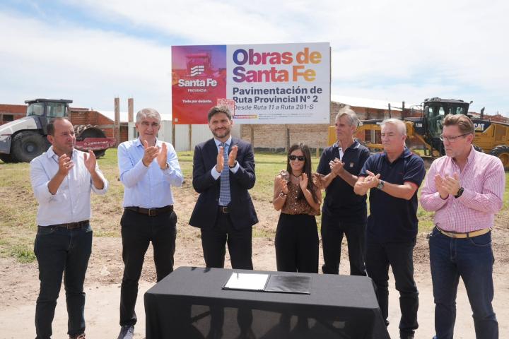 Con una inversión histórica, comenzó la obra vial que conectará San Justo con Saladero Cabal