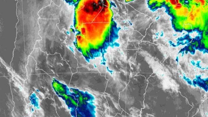 Alerta naranja por tormentas severas para el comienzo de la semana