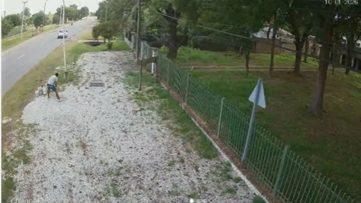 Un ladrón quedó filmado robando en la casa de Mario Pereyra: