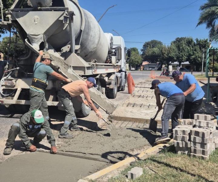 Avanzan las mejoras en los accesos a Santa Rosa de Calchines