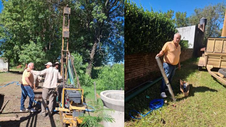 Colonia Mascias y San Joaquín suman una nueva perforación para mejorar el servicio de agua