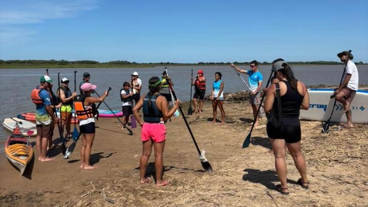 Helvecia celebró el Día Internacional de Acción por los Ríos con una jornada en el río