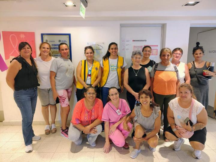 El Hospital Dr. G. Rawson y la Comunidad de Alejandra unidos por la prevención del cáncer de mama