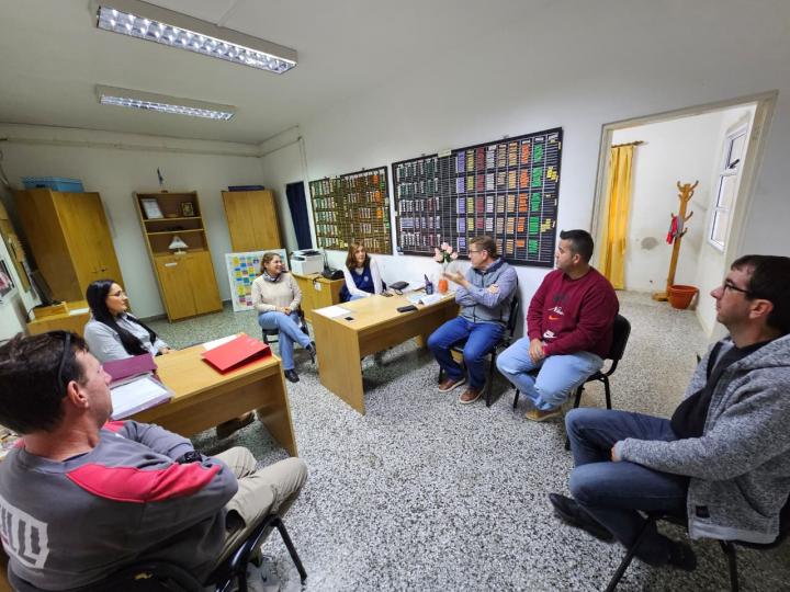 Borla gestiono una propuesta de alumnos de Gobernador Crespo que se hizo realidad