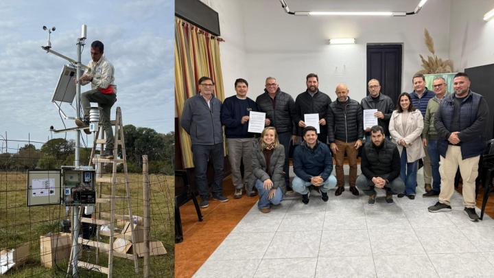 Impulsan la instalación de una estación meteorológica para fortalecer la producción arrocera en San Javier