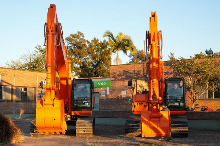 Después de 30 años Provincia incorporó maquinaria para la prevención del riesgo hídrico