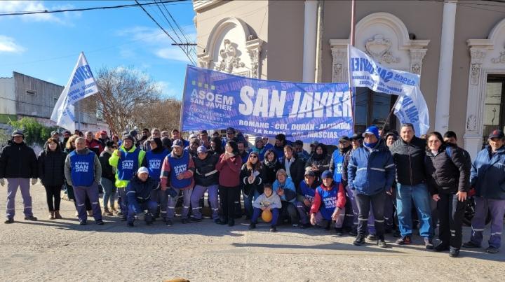 Municipales de San Javier votaron paro parcial hasta el 7 de Agosto