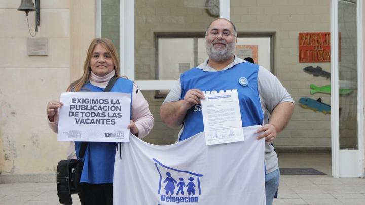 AMSAFE San Javier reclamó la incorporación de vacantes no publicadas para el movimiento de traslados docentes