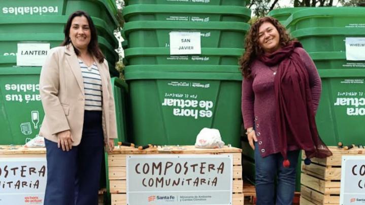 San Javier incorporó nuevas campanas para reciclaje y una compostera para fortalecer la gestión de residuos