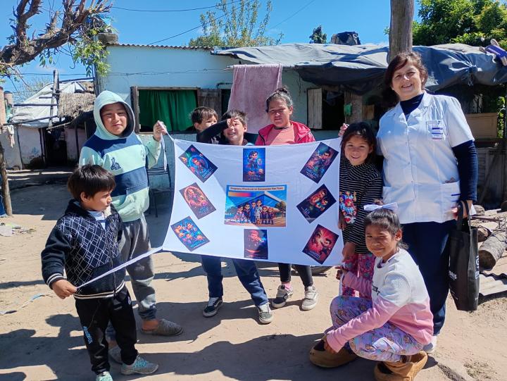 El Hospital Rawson continúa con los relevamientos sanitarios en los barrios La Flecha y Carlos Monzón