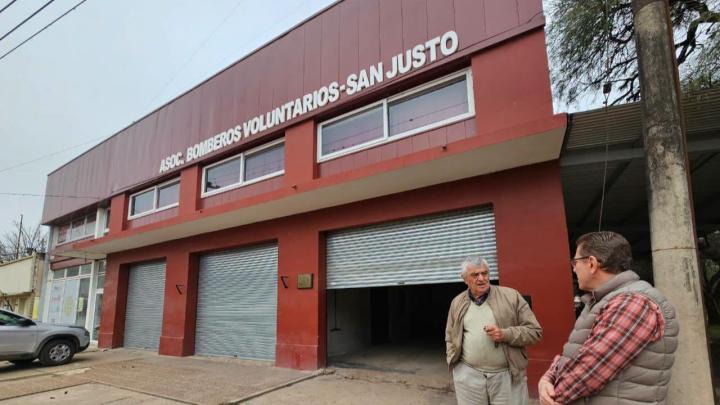 Borla gestiona para que el Gobierno Nacional pague lo que le debe a Bomberos Voluntarios