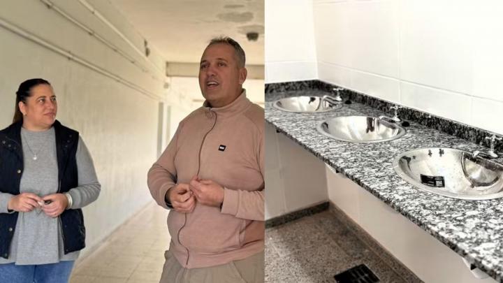 Finalizó la renovación de los baños de la Escuela Técnica Nº 370 de Cayastá