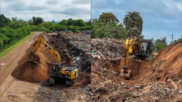 Cayastá inició el proceso de saneamiento para erradicar el basural a cielo abierto