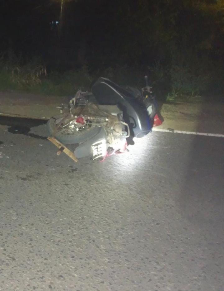 Fatal accidente en la Ruta 1: murió un motociclista