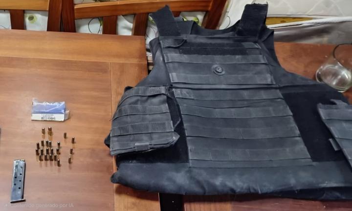  San Javier: ¿qué hacían credenciales policiales, chaleco antibalas y proyectiles reglamentarios en una casa allanada?