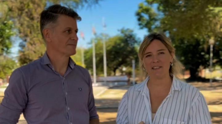 Helvecia suma un busto de Manuel Belgrano en la plaza central