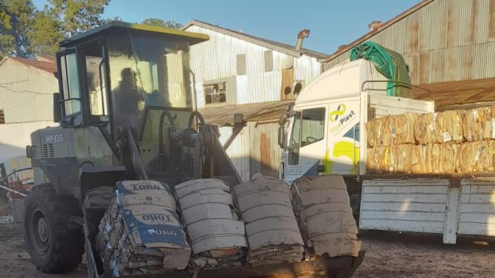Nueva venta de reciclables desde la planta de clasificación de residuos
