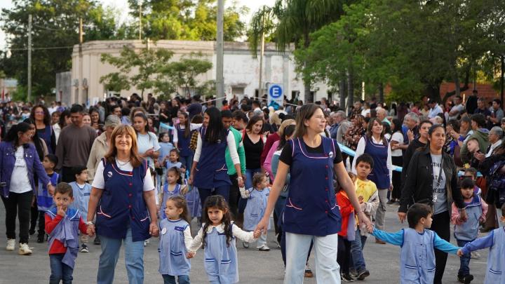 Cayastá celebró su 159° aniversario con un multitudinario acto cívico-militar