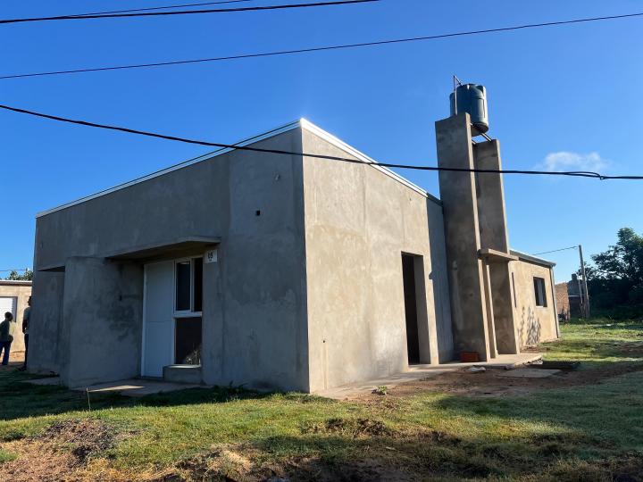 Avanza a buen ritmo la obra de 20 viviendas en Santa Rosa de Calchines