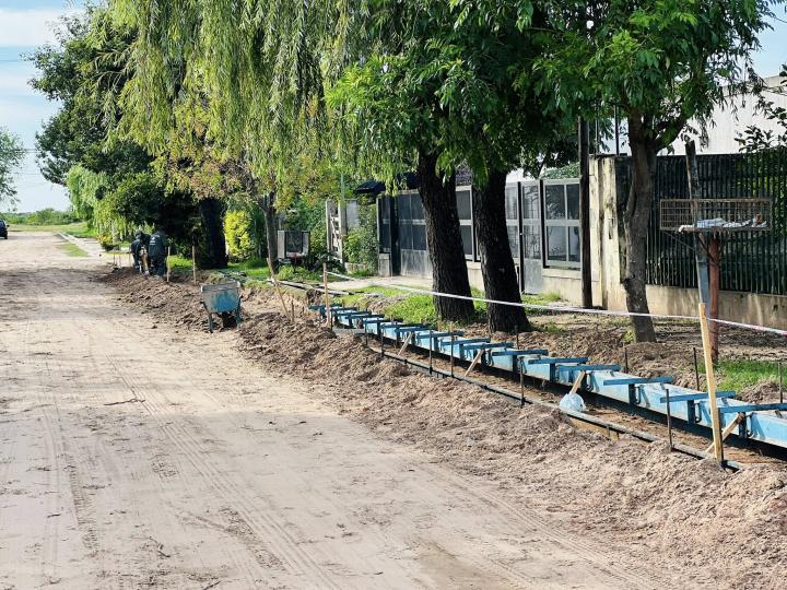 Santa Rosa de Calchines avanza con obras de infraestructura urbana