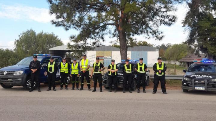 Operativo conjunto de control vehicular en San Javier