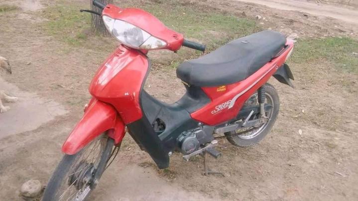 Apareció en Santa Rosa de Calchines una moto robada en San Javier 