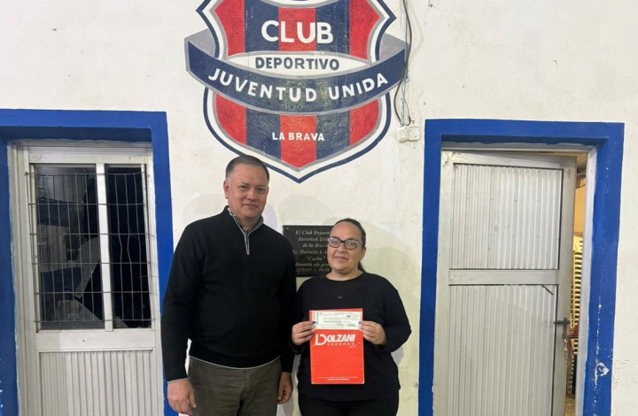 La Brava: aporte para la recuperación del Club Juventud Unida tras el temporal