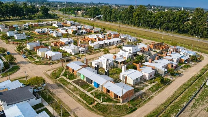 Todo preparado para el sorteo de las casas en Barrio Malvinas de San Javier 