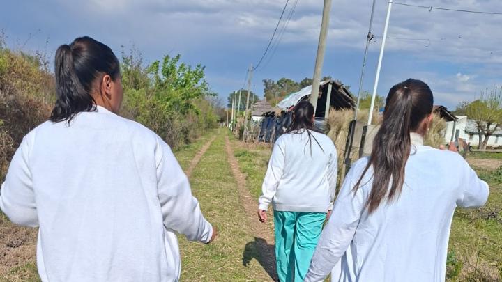 San Javier: realizaron una jornada de relevamiento e intervención sanitaria en Colonia Indígena Sur y barrio El Once