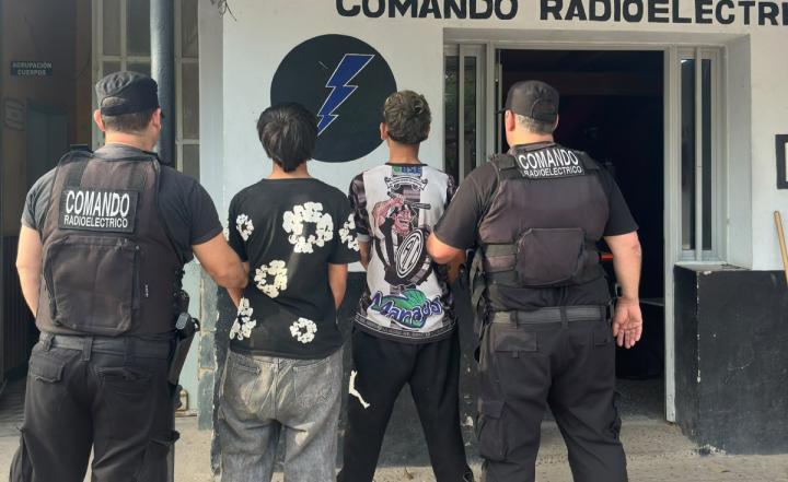 Dos jóvenes delincuentes robaron e hicieron destrozos a conocida familia de comerciantes