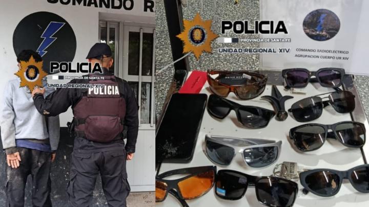 San Javier: aprehendieron a un joven de 23 años por el robo de elementos de una óptica céntrica