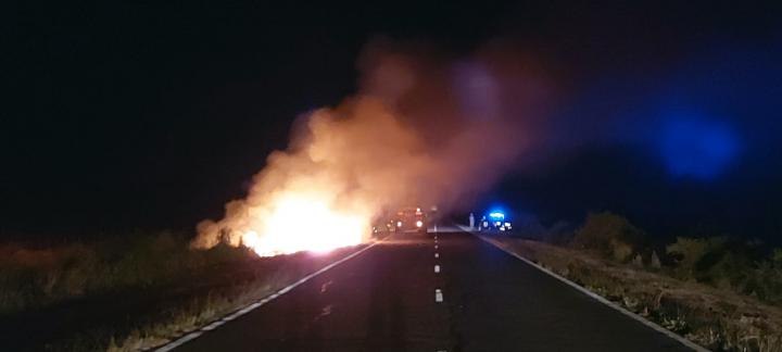 Se incendió un automóvil en la ruta, a la altura de Cayastá