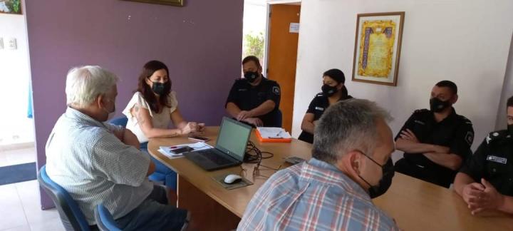 Cayastá: Berli se reunió con las autoridades policiales de la localidad