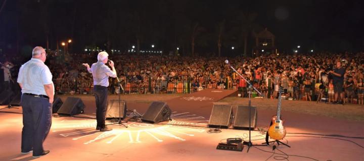 Romang: El Senador José Baucero presente en la exitosa Fiesta Provincial del Sol 