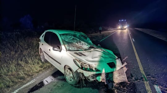 Fuerte accidente en entre Santa Rosa de Calchines y Cayastá 