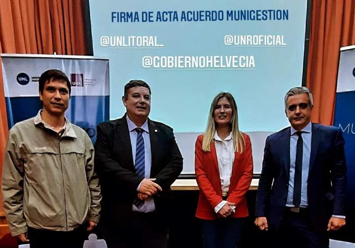 Helvecia: Victoria Weiss Ackerley firmó convenios para formación de personal 