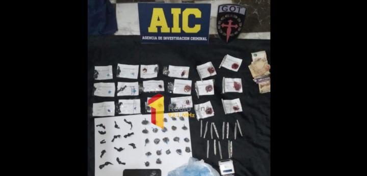 Allanamientos en Helvecia: Secuestraron cocaína, marihuana y celulares