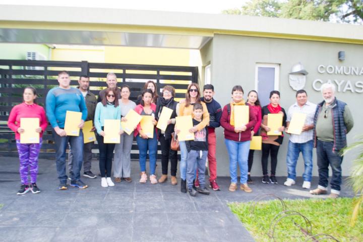 Cayastá: Se entregaron escrituras de viviendas correspondientes al SUPCE de Barrio Alianza