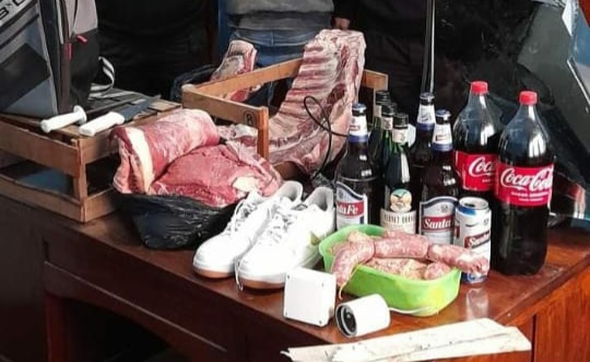 Cayastá: Robó asado, bebidas y un TV pero lo descubrió la policía 