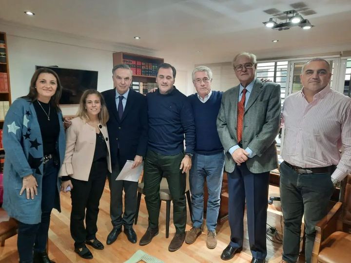 Florito y Pichetto recibieron a representantes de las PYMES