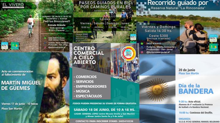 San Javier: Cronograma de actividades para este fin de semana largo