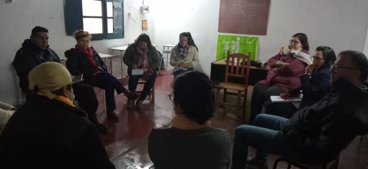 Colonia Teresa: Reunión interinstitucional